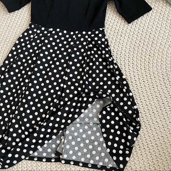 Polka Dot Midi Dress - Picture 5 of 5